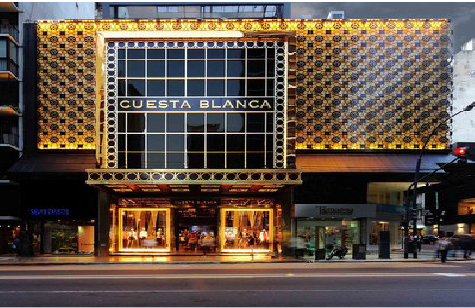 马山门头设计与商业空间的纽带。