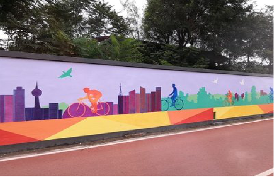 马山墙体彩绘-围墙