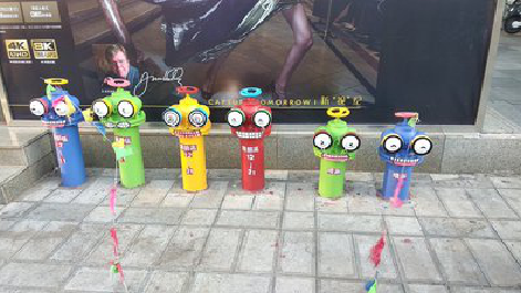 马山商业区彩绘