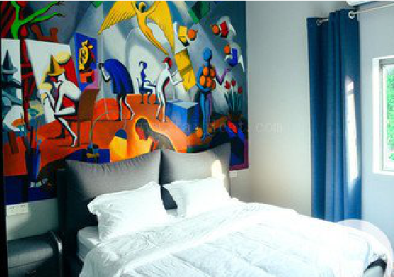 马山对于酒店的墙体彩绘而言更注重哪些方面？