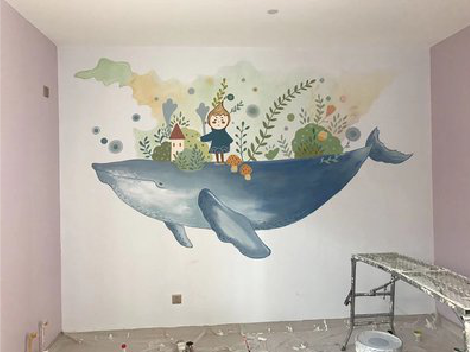 马山手绘墙的特点及优势。