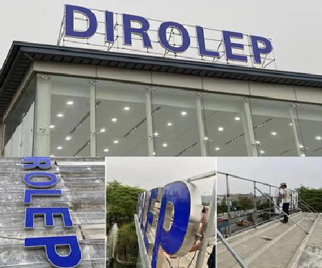 马山楼顶发光字安装的注意事项。